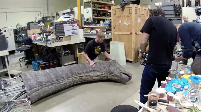How was the Jurassic World movie created?