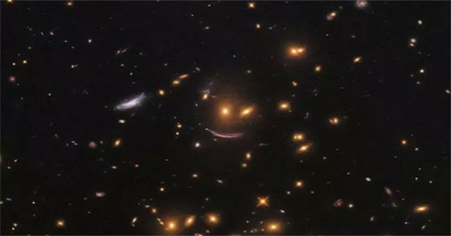 Hubble telescope discovered 'ghostly smiley' between the universe
