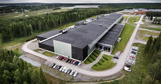 Huge data center of Facebook in the Arctic Circle