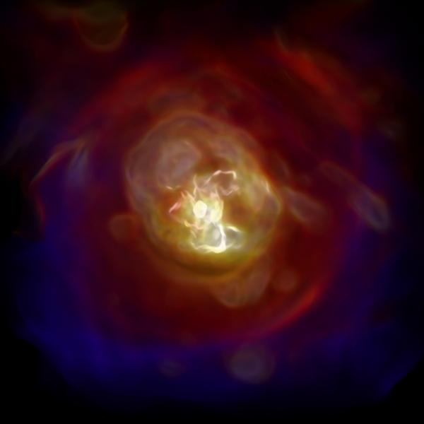 Huge heat destroys the process of forming galaxies in the universe