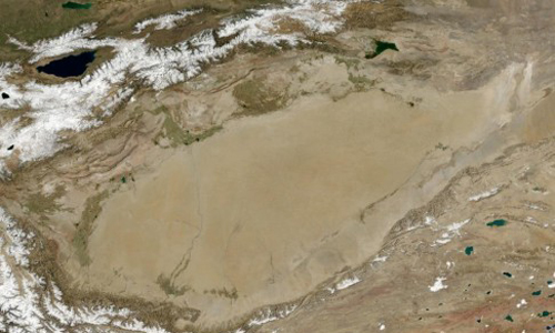 Huge 'Ocean' under the dry desert in China