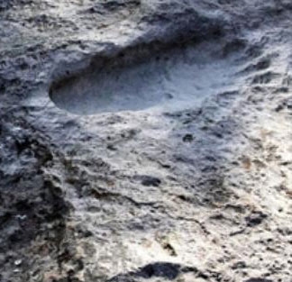 Human footprints date back to 25,000 years in Mexico