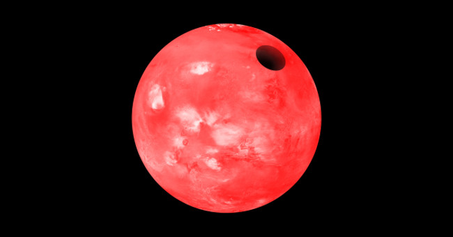 Humans can live in pits on Mars