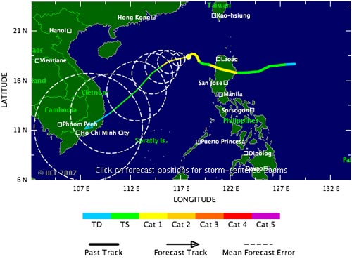 Hurricane Peipah was strong at level 12