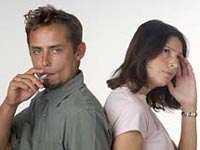 Husband and wife often get into each other's habits