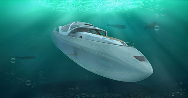 Hybrid submarines can dive 300 meters deep