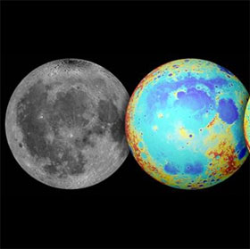 Hypothesis of black plate formation on the Moon
