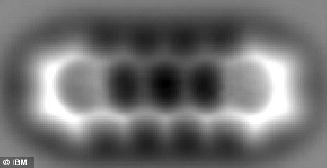 IBM captured the world's first single-molecule image