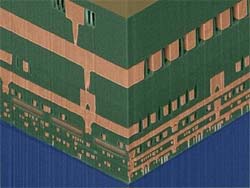 IBM invented the micro-hole chip-making material