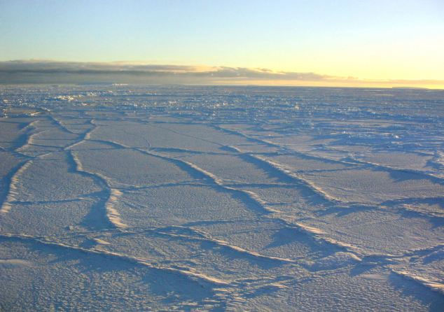 Ice area increased record in Antarctica