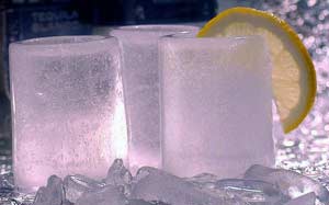 Ice burns hands