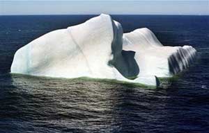 Ice mountains know how to sing!