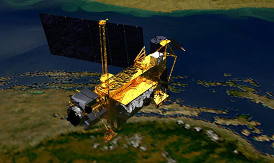 Identify the fall position of the US satellite