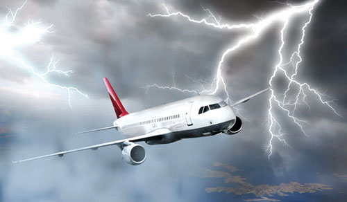 If lightning hits the plane ...