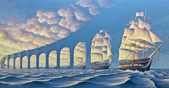 Images erase real and virtual boundaries