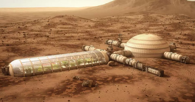 Imagine human life when settling down on Mars