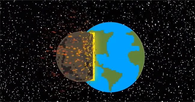 Impacts can destroy a planet