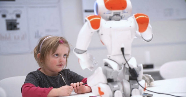 In 14 years, robots will teach people