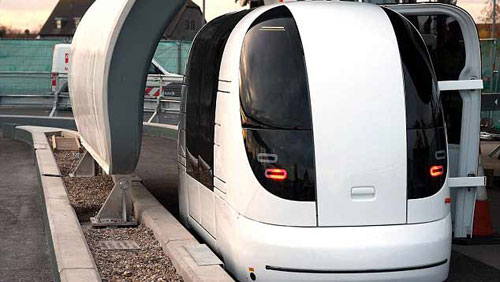 In 2010 self-driving taxi operated