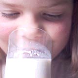 In the past, people did not know how to drink milk