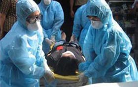 In the whole country, 9 patients died of influenza A / H1N1