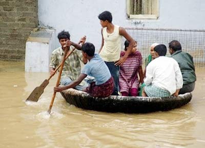 India: 41 people died from floods