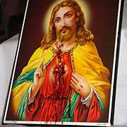 India: picture of Jesus bleeding