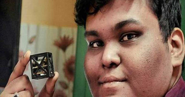 India's 18-year-old student has created the world's lightest satellite