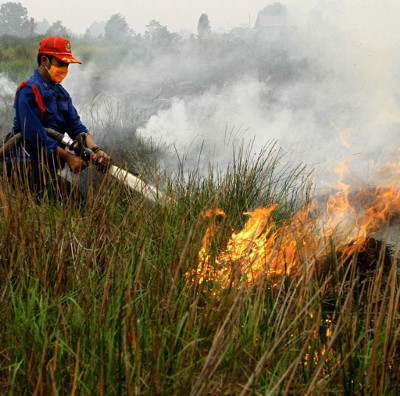 Indonesia thanks to Russia and Japan to help control fire causing dry blindness