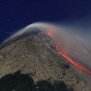 Indonesia was shaken by volcanic eruptions and earthquakes