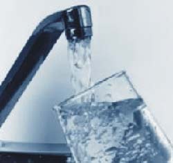 Infected tap water