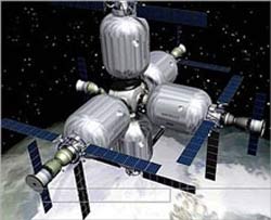 Inflatable satellites, future space hotel models
