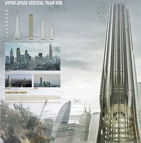 Initiative to build a vertical railway station