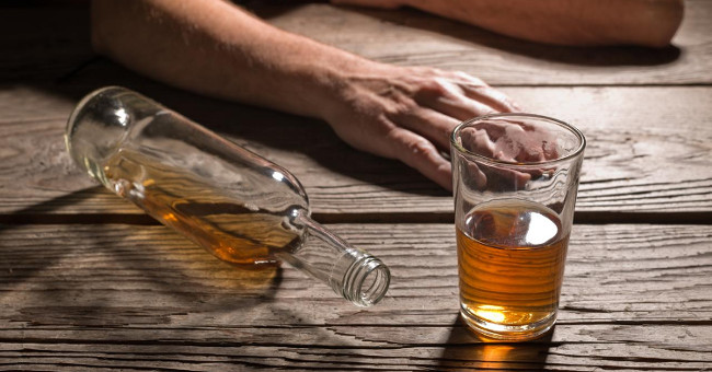 Injecting stem cells from fat, immediately out of alcoholism