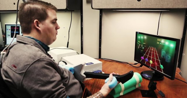 Inoculation of the chip into the brain restores motor ability to paralyzed people