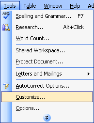 Insert the tool button icon out of the screen