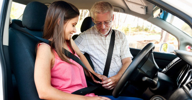 Install the seat belt properly