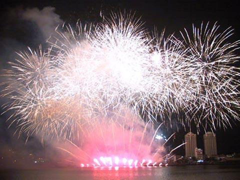 Install wireless radio system for watching fireworks
