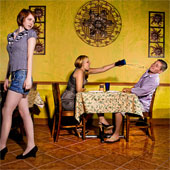 Instinct forces men to look at strange girls
