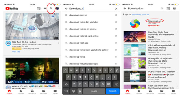 Instructions for subscribing to subscribe to Youtube channel