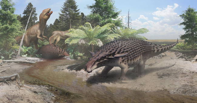 Intact fossils after 110 million years of armored dinosaurs