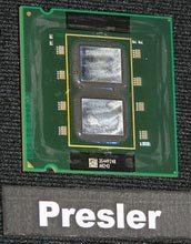 Intel applies the 65-nanometer process to the Presler chip