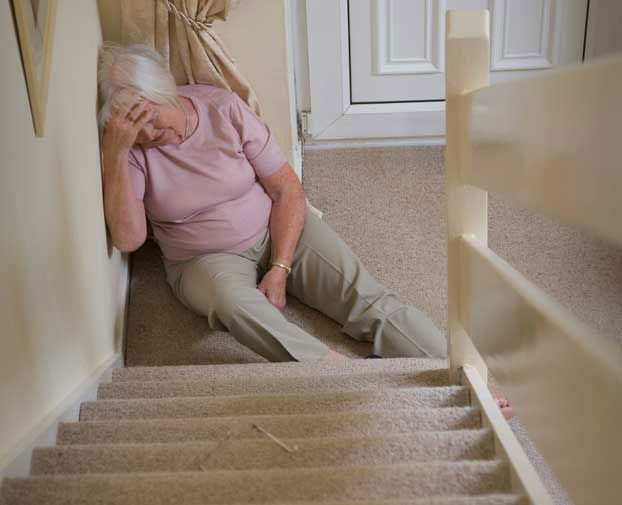 Intelligent carpets help people fall off