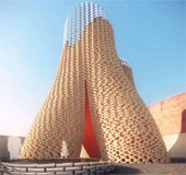 Interesting with the tower built by 'mushrooms'