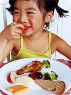 Interests in eating meat and fish are inherited