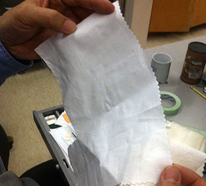 Invent a bactericidal fabric when sunning