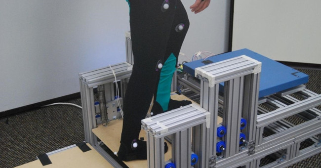 Invent the device to save energy when taking the stairs