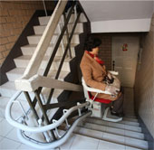 Invented chair lift in Shanghai