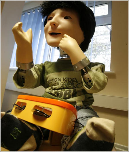 Invented new robot with artificial skin capable of developing communication with humans