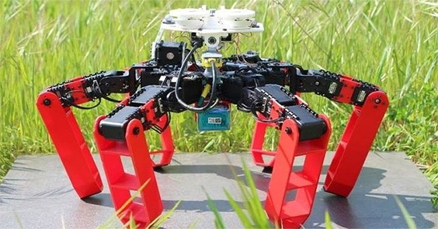 Inventing a new type of robot that can move without GPS